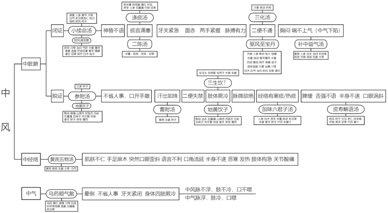 中风证思维导图｜2013.4.18-善米